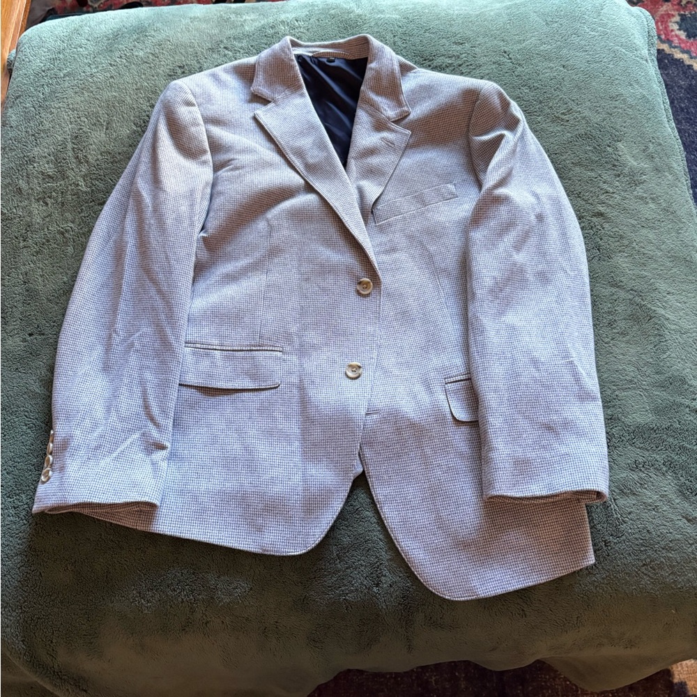 Unstructured Wool Blazer